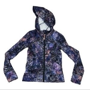 Lululemon Ivivva perfect your practice jacket hooded full zip galaxy splatter 7
